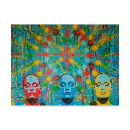 Trademark Fine Art Abstract Graffiti 'Kaleidoscope Dreamers' Canvas Art, 35x47 ALI24160-C3547GG